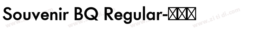Souvenir BQ Regular字体转换